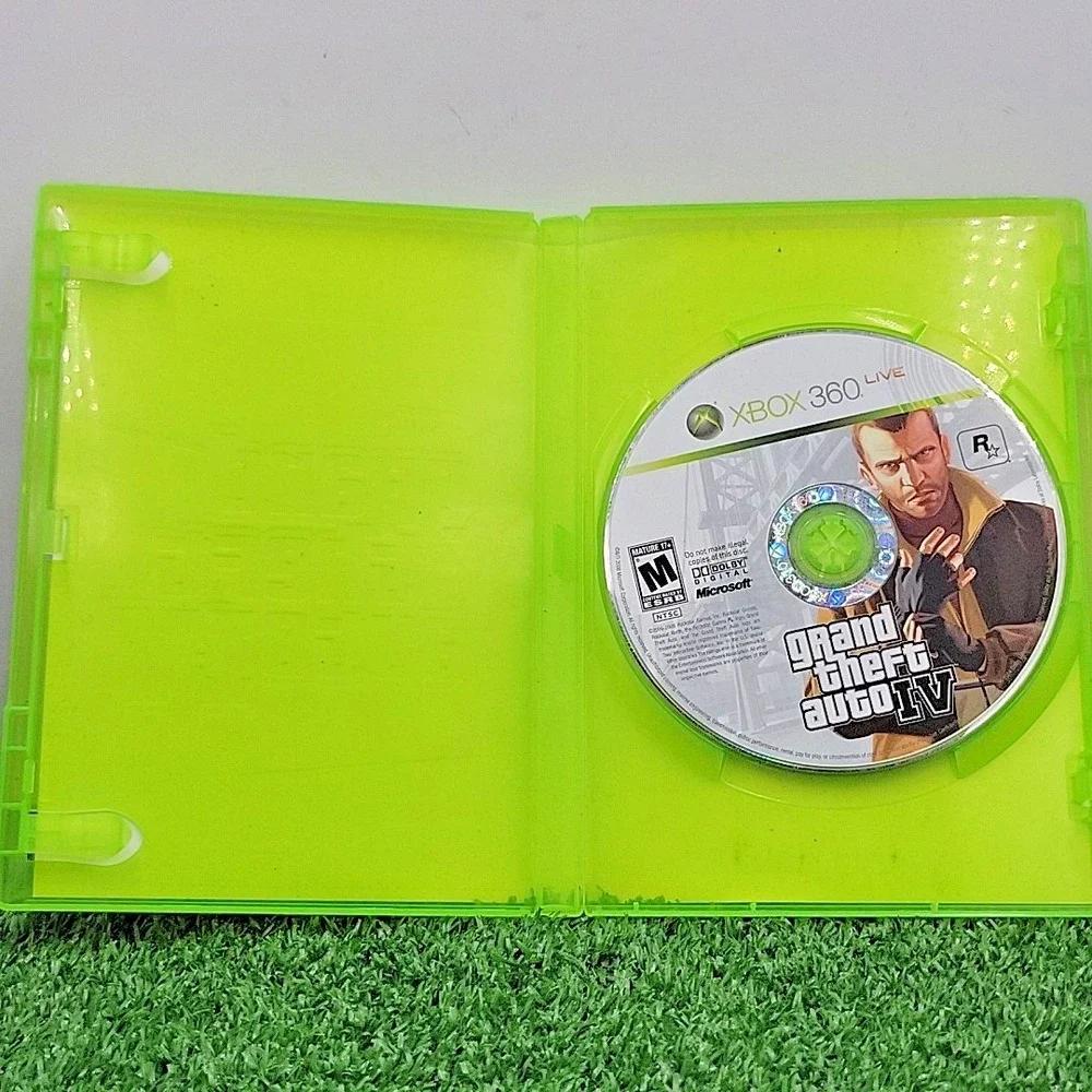 Grand Theft Auto IV Video Game for Microsoft Xbox 360‎ GT4 - No Manuals